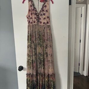 Floral Multicolor Maxi Dress